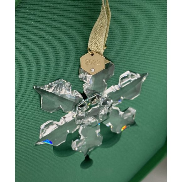 NEW Authentic Swarovski Brand 5615387 Ice Snowflake Annual Edition 2022 Ornament - Picture 5 of 6